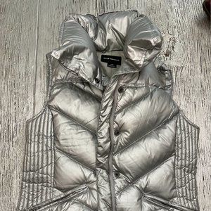Metallic Puffer Vest